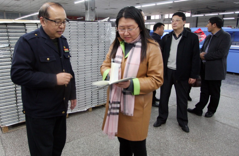 省新聞出版廣電局領(lǐng)導來集團進行 國家印刷示范企業(yè)年度考核工作 省新聞出版廣電局領(lǐng)導來集團進行 國家印刷示范企業(yè)年度考核工作